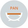 fire pit pan shape illustration